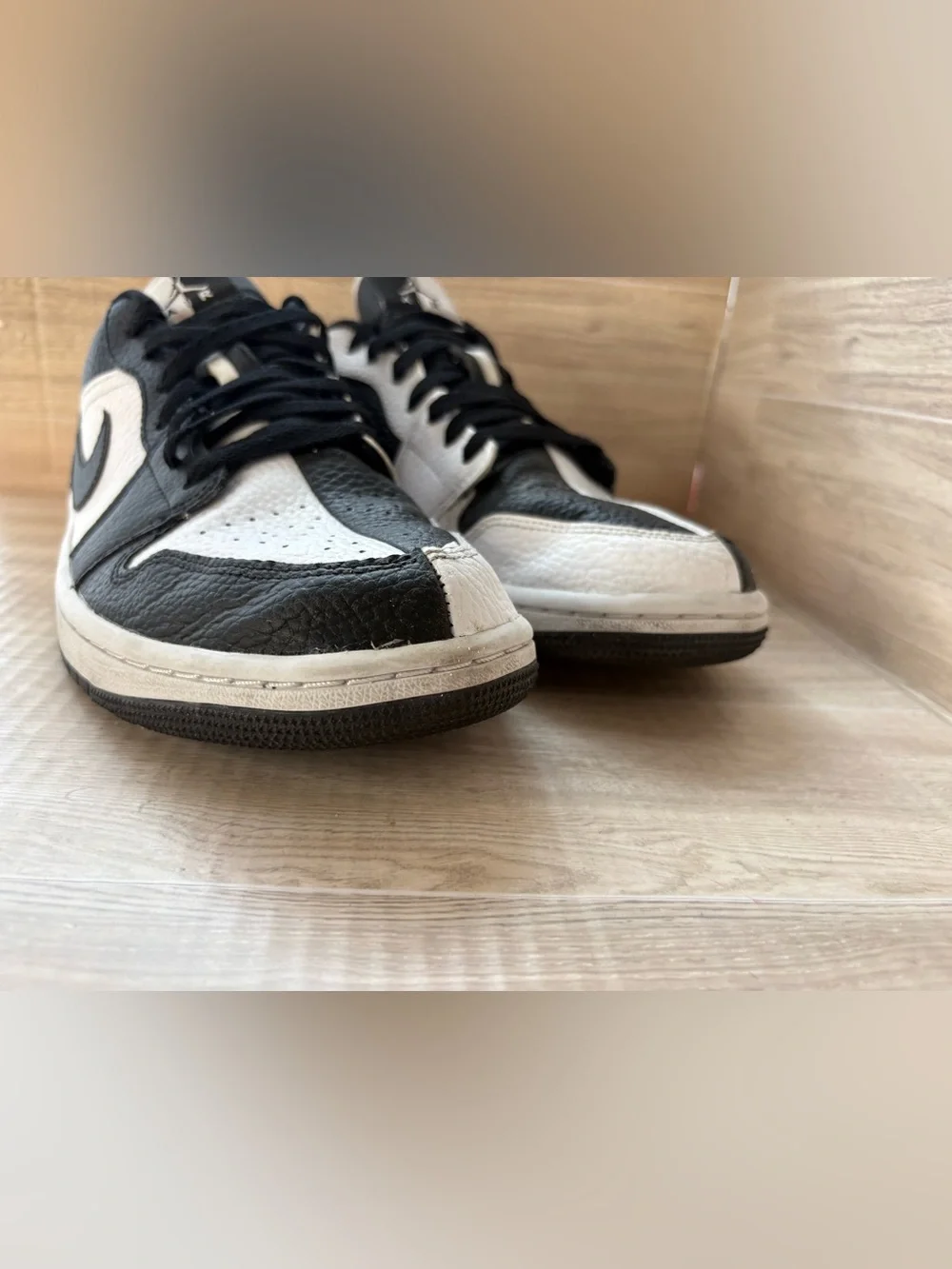 Nike Air Jordan 1 Low SE Homage White Black Split Shoes DR0502-101 Women's 10.5 - Picture 7 of 14